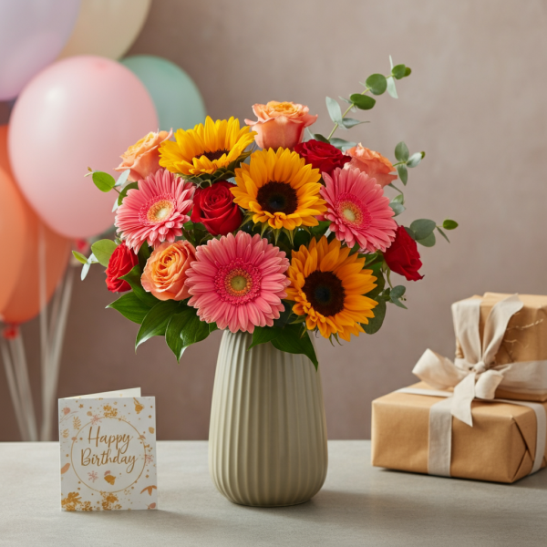 Flores de cumpleaños: Ramas ideales y consejos para niñas