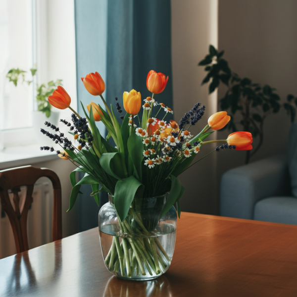 Flores y bienestar: beneficios para el estado de ánimo y el ambiente del hogar.